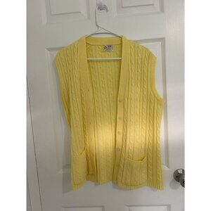 Vintage Montgomery Ward Yellow Vest